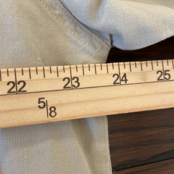 Levi's Vintage Diamond Label Neutral Tan Short Sleeve Button Down (read) - Picture 6 of 13